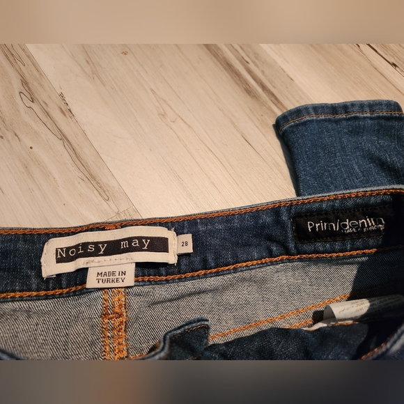 Noisy May Jean Jeans Eve Low Rise Waist Super Slim  28" by 32" Womens Jean - Picture 5 of 5